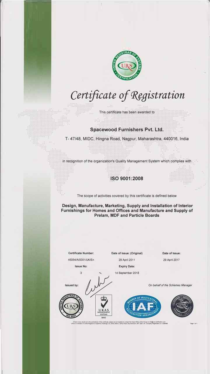 iso 9001-2008 cetification
